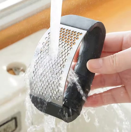 Stainless Steel Garlic Press Crusher Gadget