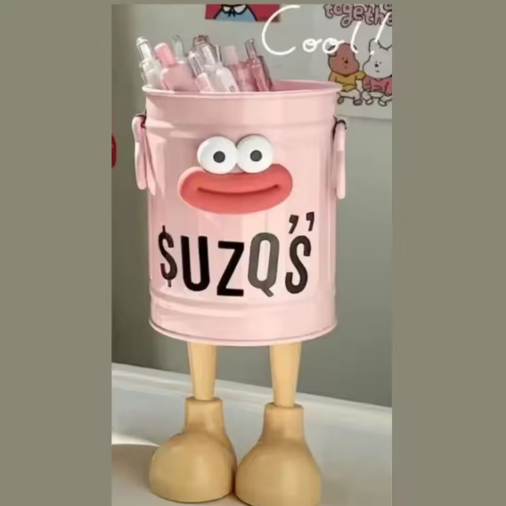 1 Pcs Funny Cartoon Pen Holder – Cute Desk Organizer