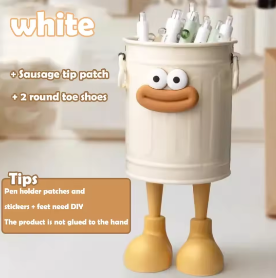 1 Pcs Funny Cartoon Pen Holder – Cute Desk Organizer