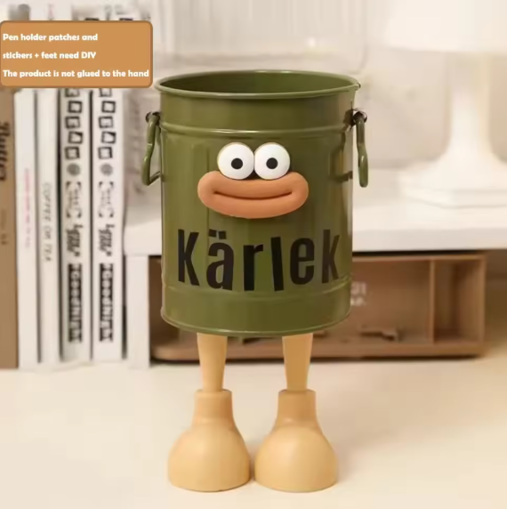 1 Pcs Funny Cartoon Pen Holder – Cute Desk Organizer
