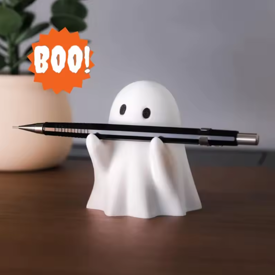 Ghost Pen Holder – Spooky Cute Desk Organizer 👻✏️