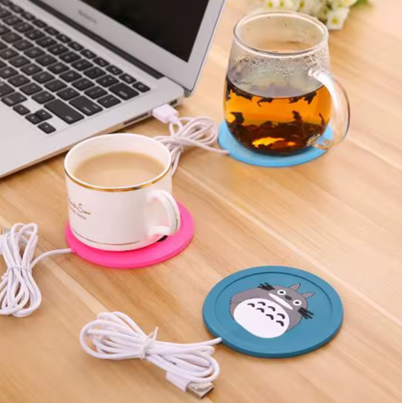 USB Cartoon Cup Warmer – Keep Your Drinks Warm in Style ☕💻