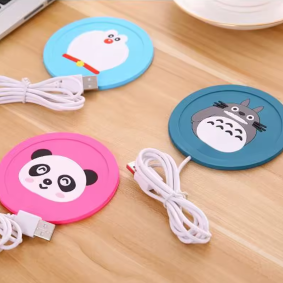 USB Cartoon Cup Warmer – Keep Your Drinks Warm in Style ☕💻