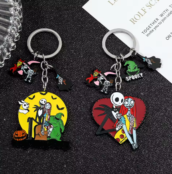 Nightmare Before Christmas Keychain Set