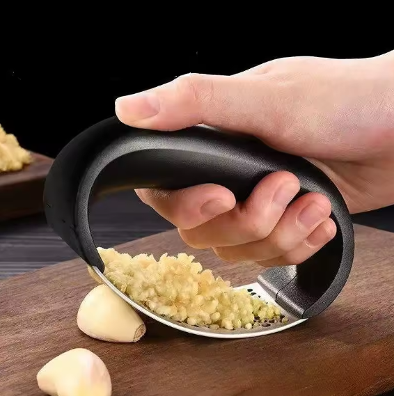 Stainless Steel Garlic Press Crusher Gadget